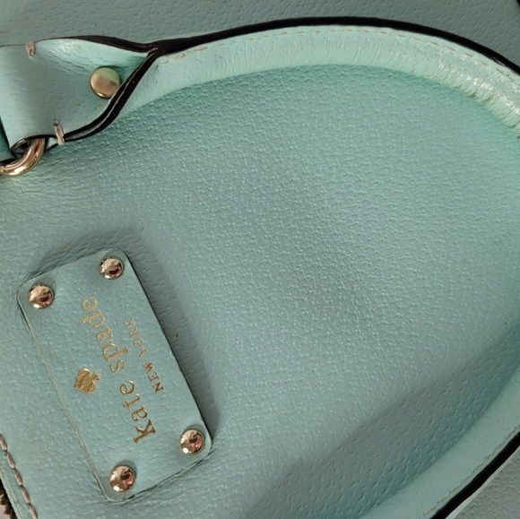 KATE SPADE Wellesley Rachelle Tiffany blue  PURSE - Picture 6 of 9